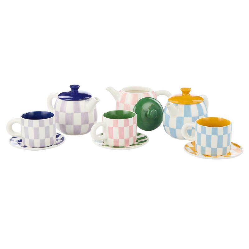 Emporium Check Teapot image number 3